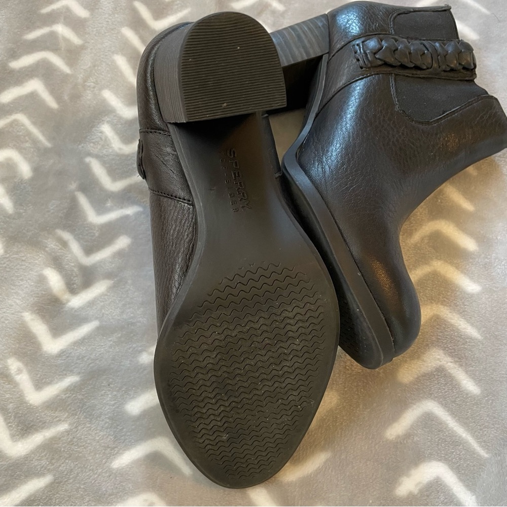 Sperry Black Leather Boots - Picture 3 of 14